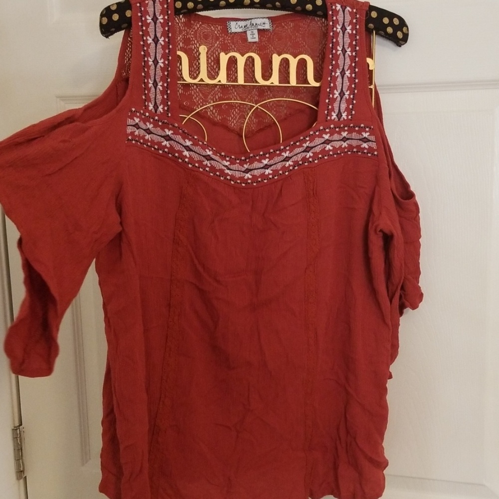 Off the shoulder blouse